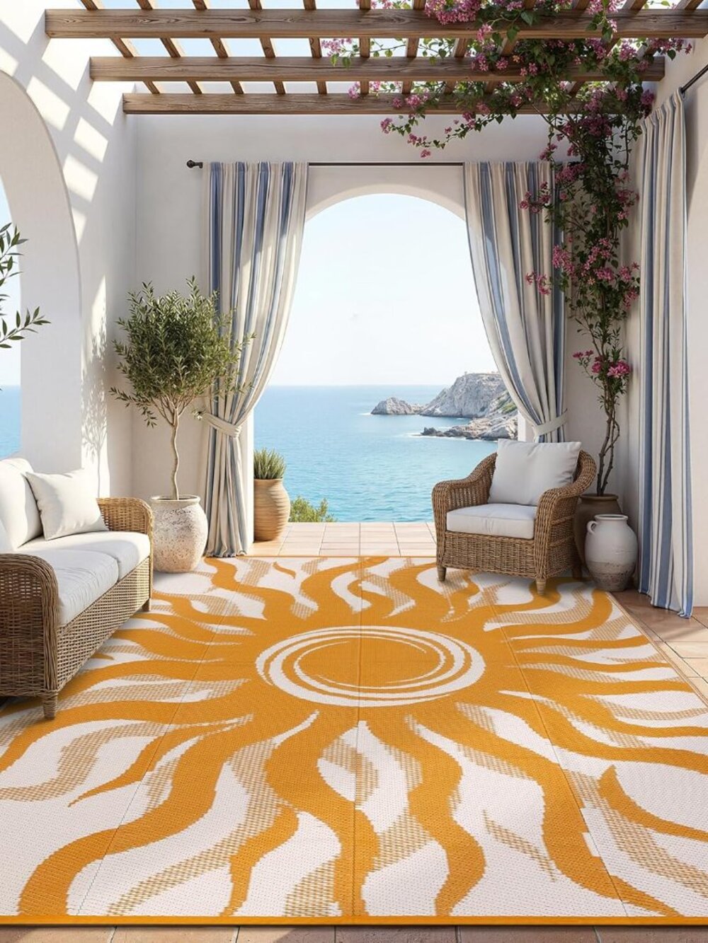 Outdoor Rug 5x8